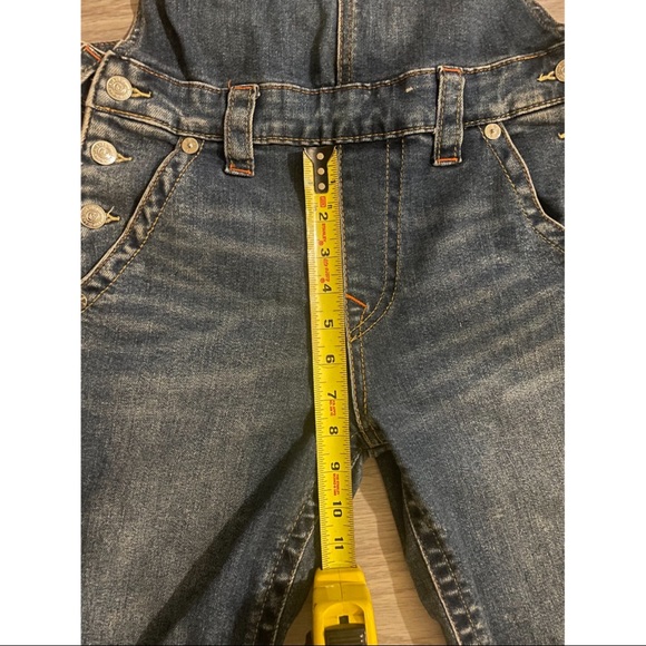 True Religion Overalls Medium fit is about a size 8 - Picture 6 of 6